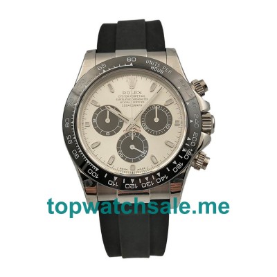 UK Swiss Made Rolex Cosmograph Daytona 116519LN JH 40MM Silver Dials Men Replica Watches