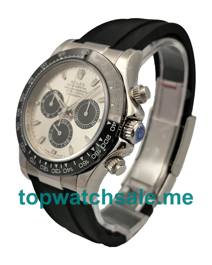 UK Swiss Made Rolex Cosmograph Daytona 116519LN JH 40MM Silver Dials Men Replica Watches