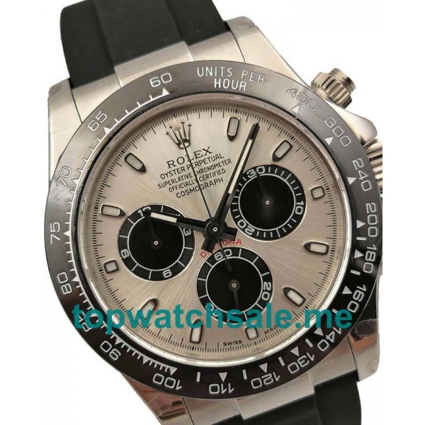 UK Swiss Made Rolex Cosmograph Daytona 116519LN JH 40MM Silver Dials Men Replica Watches