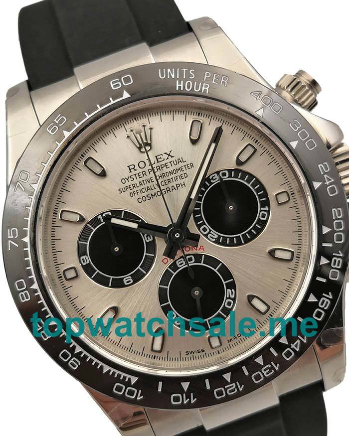 UK Swiss Made Rolex Cosmograph Daytona 116519LN JH 40MM Silver Dials Men Replica Watches