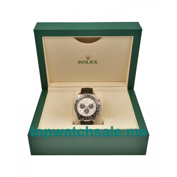 UK Swiss Made Rolex Cosmograph Daytona 116519LN JH 40MM Silver Dials Men Replica Watches