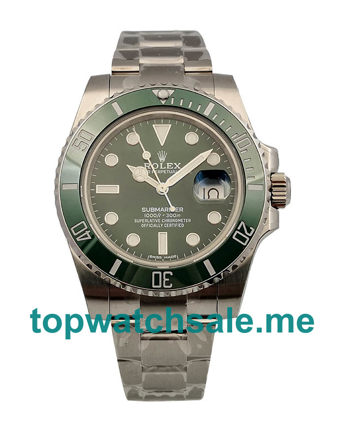 UK Swiss Made Rolex Submariner Date 116610LV 2018 N V9S 40MM Green Dials Men Replica Watches