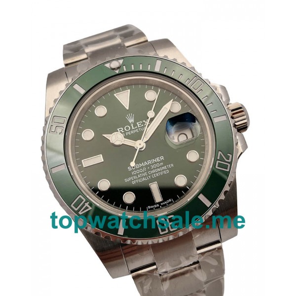 UK Swiss Made Rolex Submariner Date 116610LV 2018 N V9S 40MM Green Dials Men Replica Watches