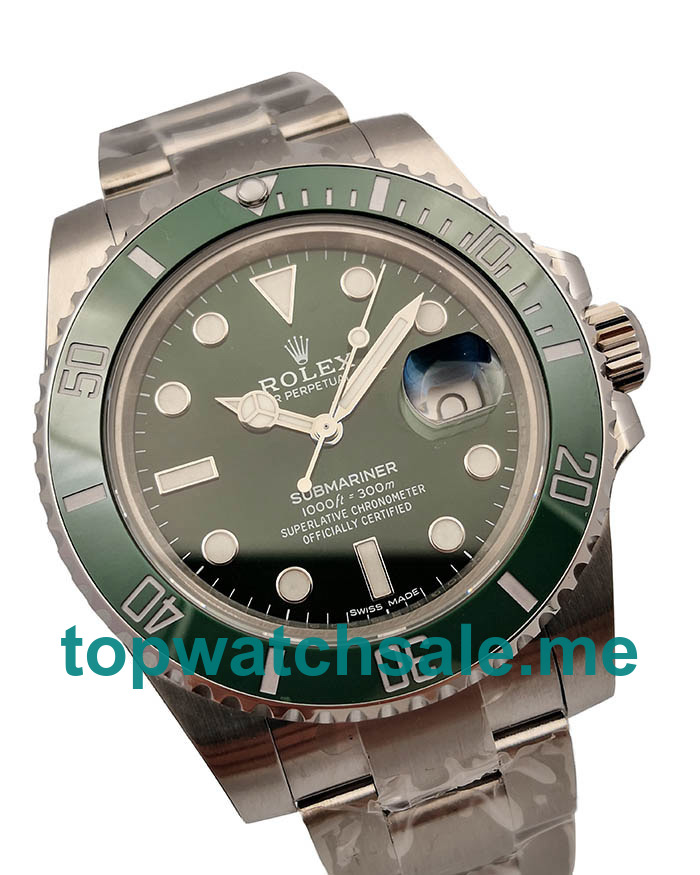 UK Swiss Made Rolex Submariner Date 116610LV 2018 N V9S 40MM Green Dials Men Replica Watches