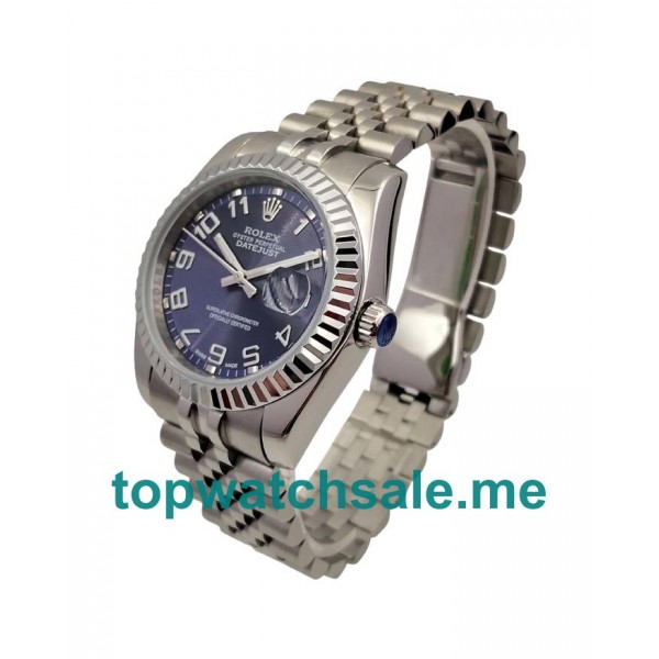 UK AAA Rolex Datejust 116234 36 MM Blue Dials Men Replica Watches