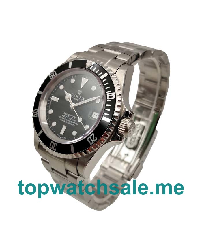 UK Swiss Made Rolex Sea-Dweller 116600 40 MM Black Dials Men Replica Watches