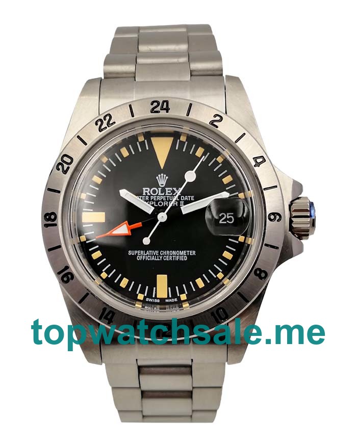 UK AAA Rolex Explorer II 1655 39 MM Black Dials Men Replica Watches