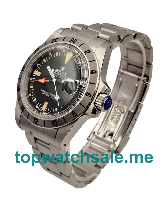 UK AAA Rolex Explorer II 1655 39 MM Black Dials Men Replica Watches