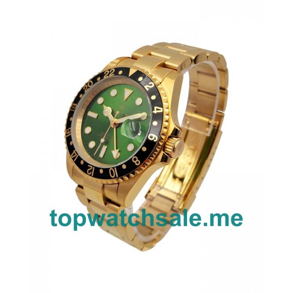 UK AAA Rolex GMT-Master II 16718 40 MM Green Dials Men Replica Watches