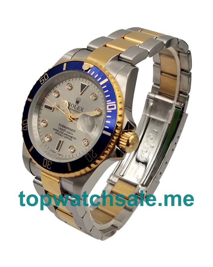 UK AAA Rolex Submariner 16613 40 MM Gray Dials Men Replica Watches