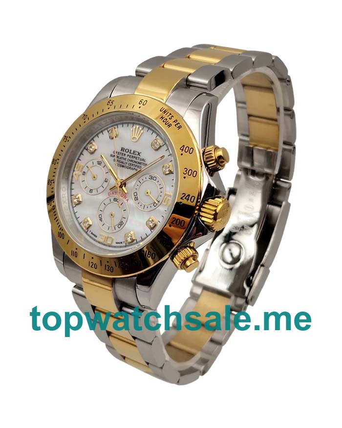 UK AAA Rolex Daytona 116523 40 MM Mother-Of-Pearl Dials Men Replica Watches