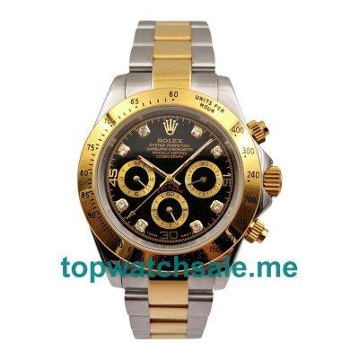 UK AAA Rolex Daytona 116523 40 MM Black Dials Men Replica Watches