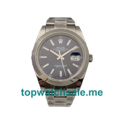 UK Swiss Made Rolex Datejust 126300 41 MM Blue Dials Men Replica Watches