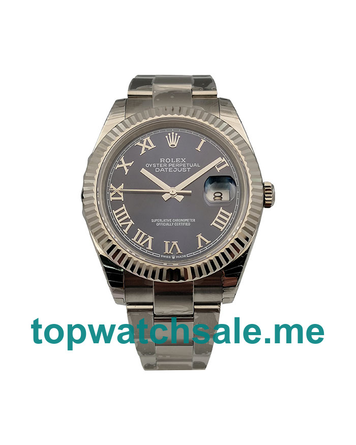 UK Swiss Made Rolex Datejust 126334 41 MM Blue Dials Men Replica Watches