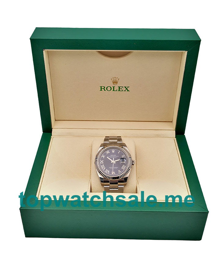 UK Swiss Made Rolex Datejust 126334 41 MM Blue Dials Men Replica Watches