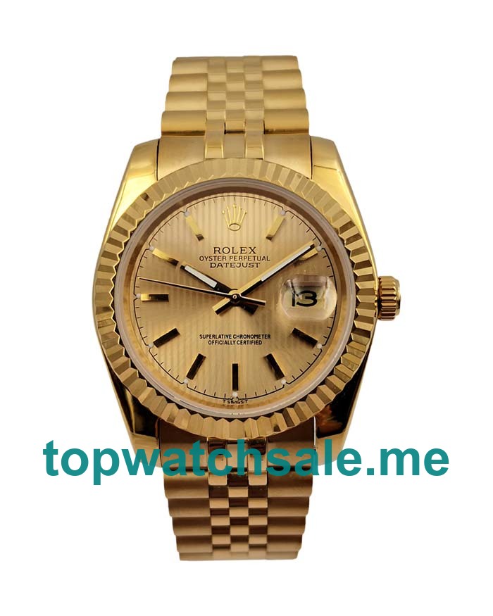 UK AAA Rolex Datejust 178278 31 MM Champagne Dials Unisex Replica Watches