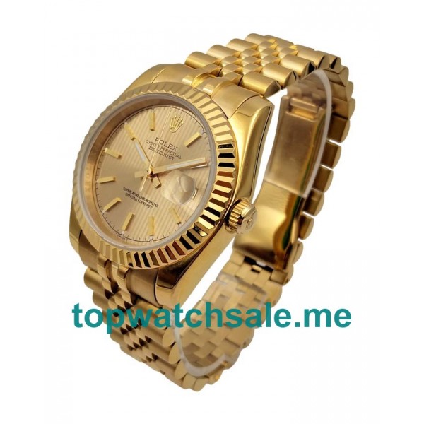 UK AAA Rolex Datejust 178278 31 MM Champagne Dials Unisex Replica Watches