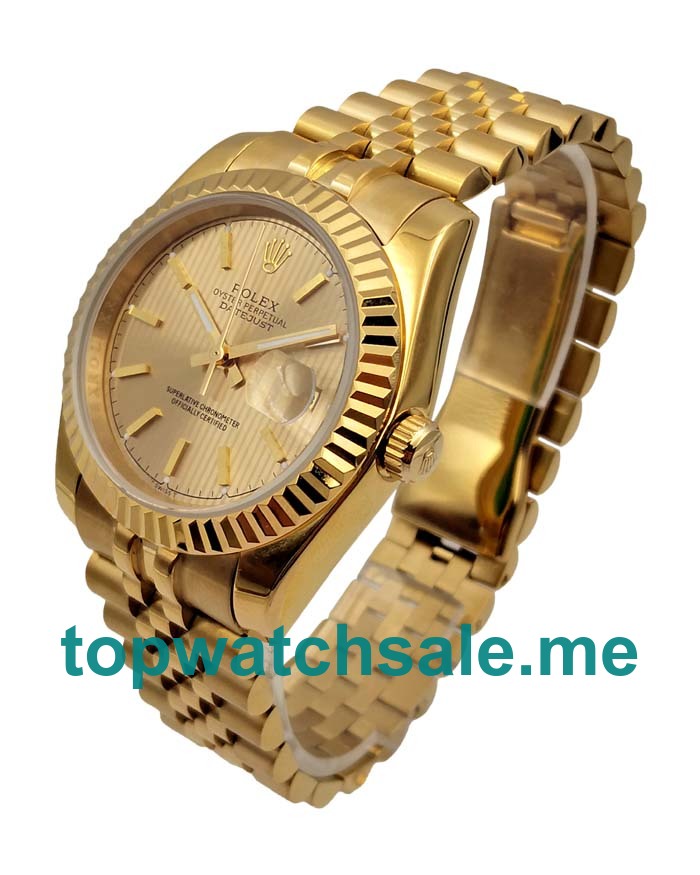 UK AAA Rolex Datejust 178278 31 MM Champagne Dials Unisex Replica Watches