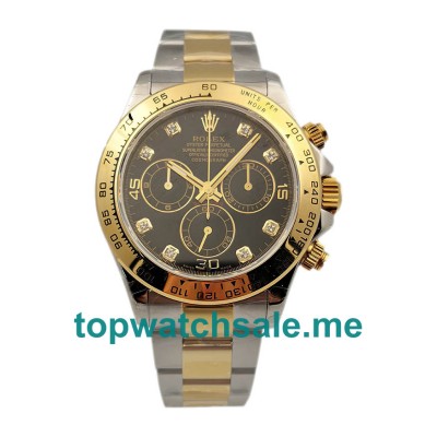 UK Swiss Made Rolex Daytona 116503 49 MM Black Dials Men Replica Watches