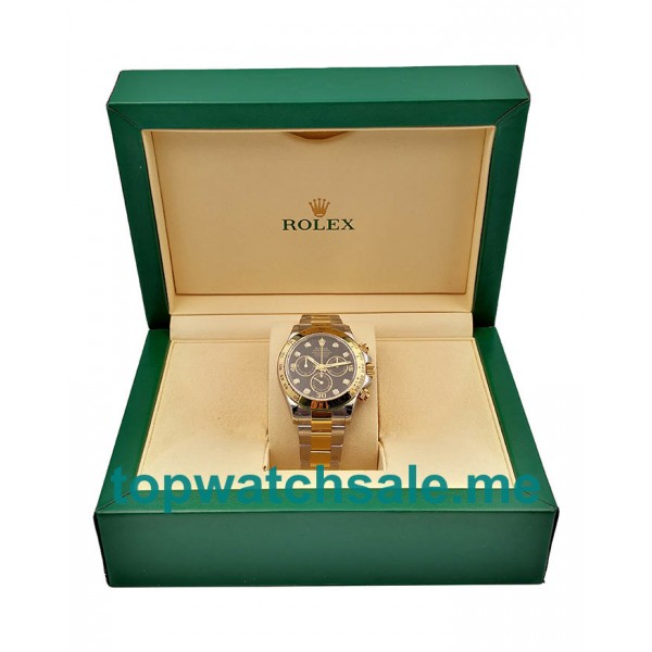 UK Swiss Made Rolex Daytona 116503 49 MM Black Dials Men Replica Watches