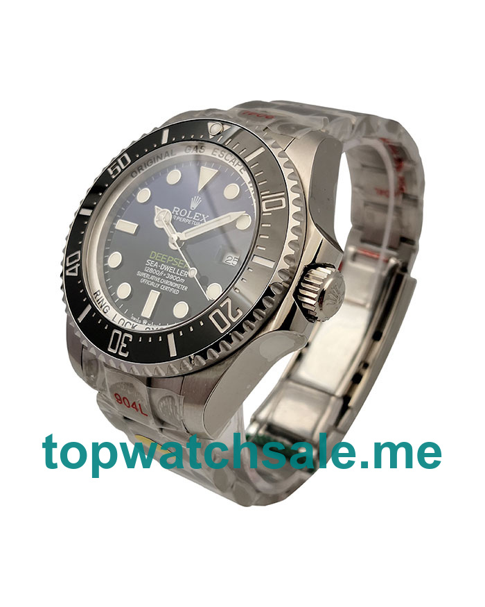 UK Swiss Made Rolex Sea-Dweller Deepsea 126660 44 MM Blue & Black Dials Men Replica Watches