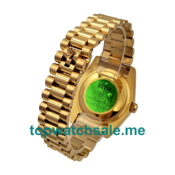 UK AAA Rolex Day-Date 118388 36 MM Black Dials Men Replica Watches