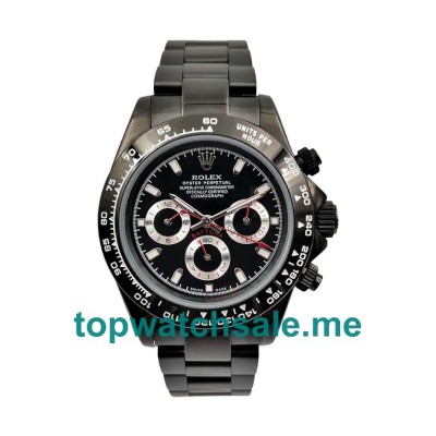 UK AAA Rolex Daytona 116500 40 MM Black Dials Men Replica Watches