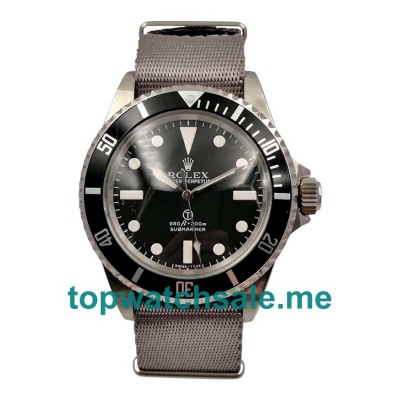 UK AAA Rolex Submariner 5517 40 MM Black Dials Men Replica Watches