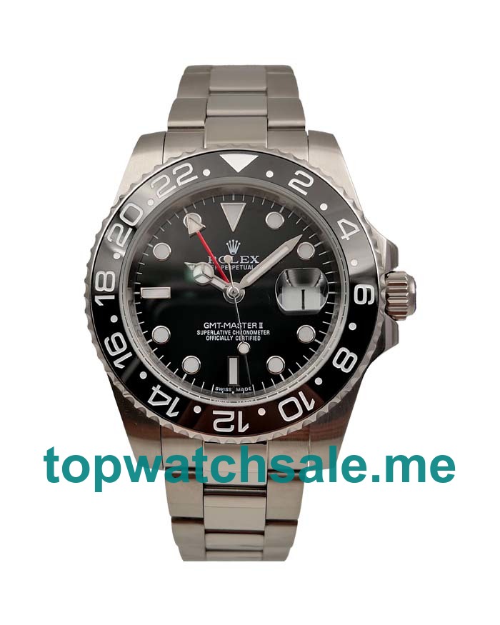 UK AAA Rolex GMT-Master II 116710 LN 40 MM Black Dials Men Replica Watches