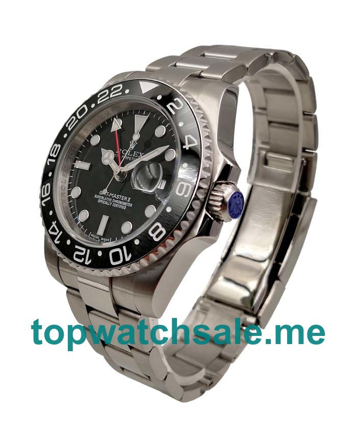 UK AAA Rolex GMT-Master II 116710 LN 40 MM Black Dials Men Replica Watches