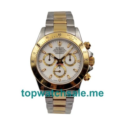 UK Swiss Made Rolex Daytona 116523 40 MM White Dials Men Replica Watches