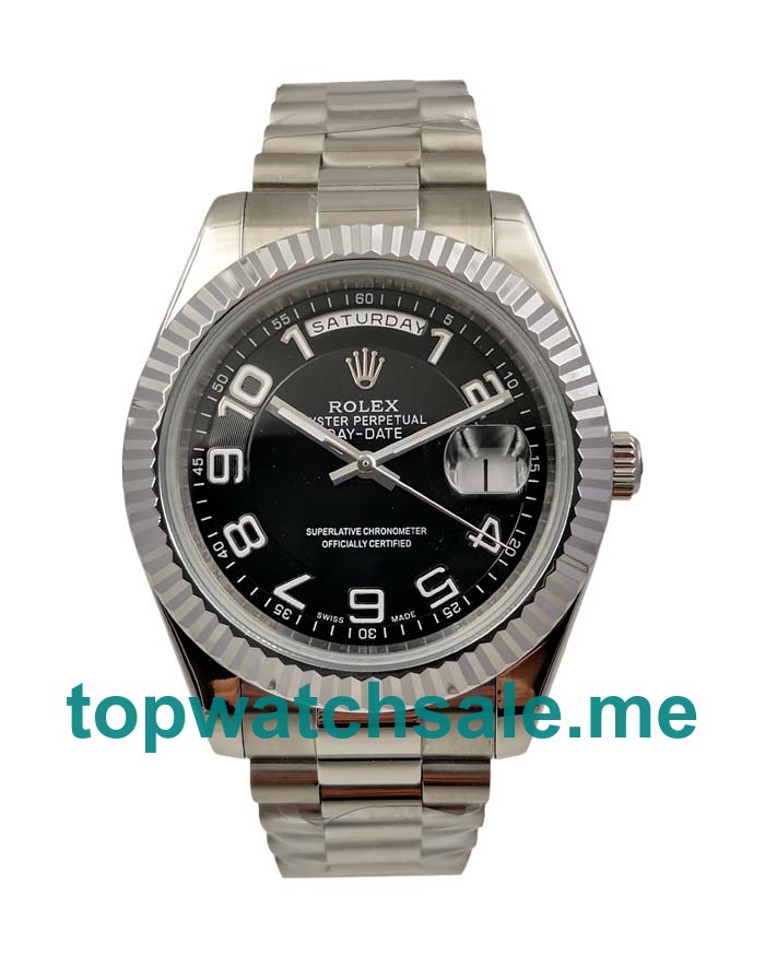 UK AAA Rolex Day-Date 118239 40 MM Black Dials Men Replica Watches