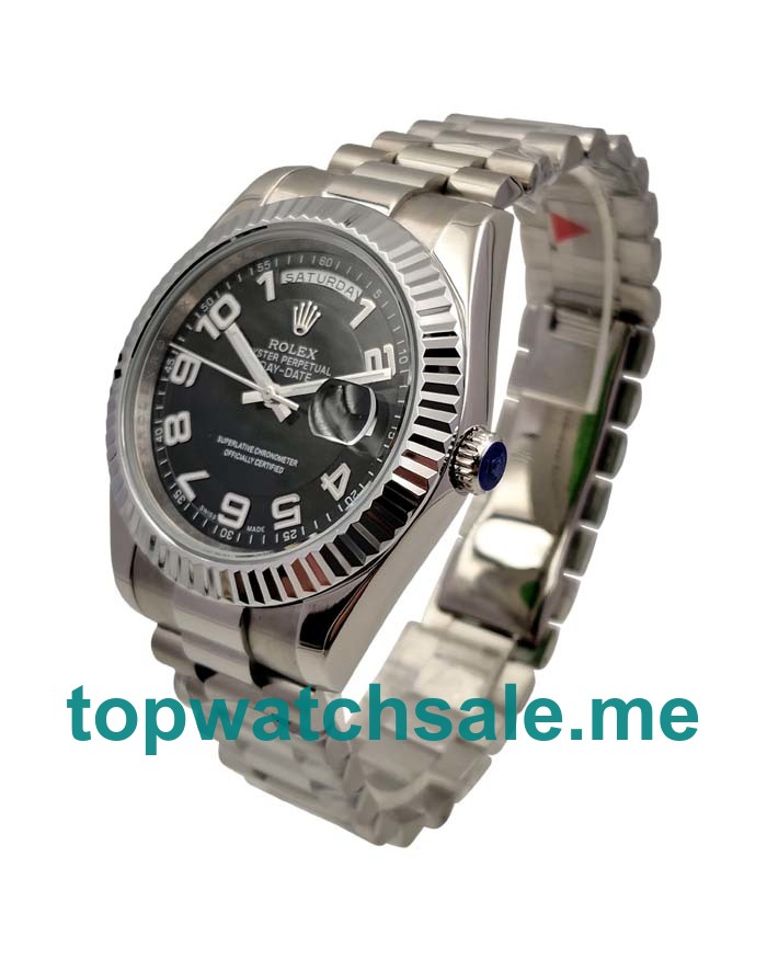 UK AAA Rolex Day-Date 118239 40 MM Black Dials Men Replica Watches