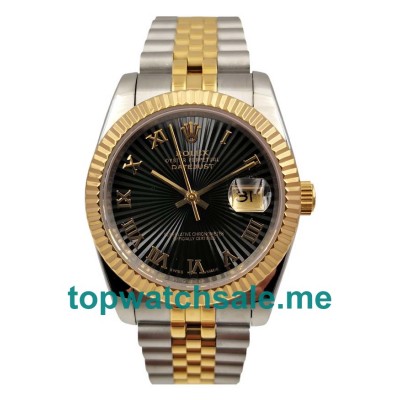 UK Swiss Made Rolex Datejust 126233 36 MM Black Dials Men Replica Watches
