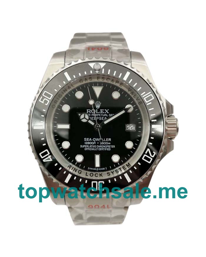 UK Swiss Made Rolex Sea-Dweller Deepsea 116660 44 MM Black Dials Men Replica Watches