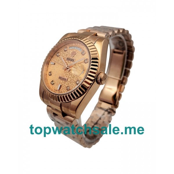 UK AAA Rolex Day-Date 118235 36 MM Rose Gold Dials Men Replica Watches