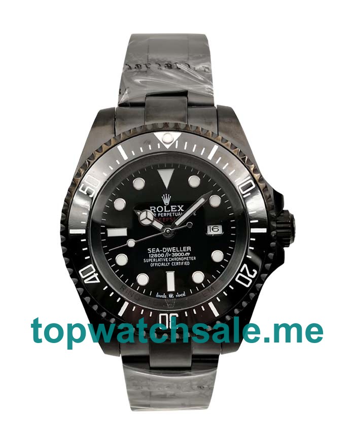 UK AAA Rolex Sea-Dweller Deepsea 116660 44 MM Black Dials Men Replica Watches