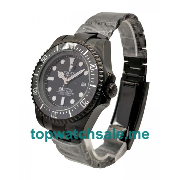 UK AAA Rolex Sea-Dweller Deepsea 116660 44 MM Black Dials Men Replica Watches