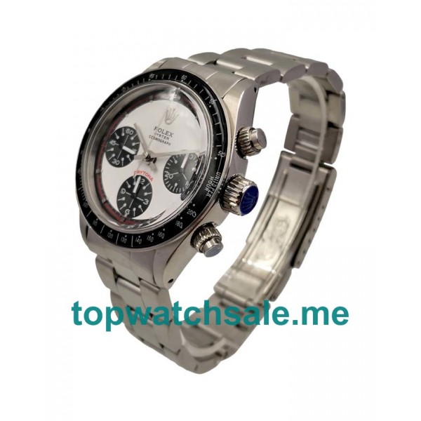 UK Swiss Made Rolex Daytona Ref.6239 36 MM White Dials Men Replica Watches