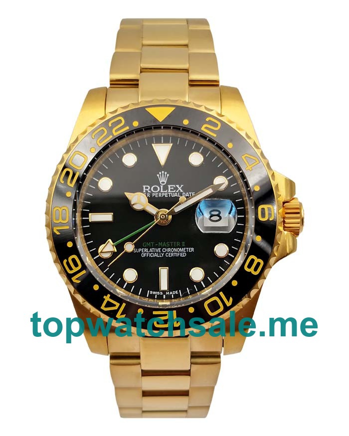 UK Swiss Made Rolex GMT-Master II 116718 LN 40 MM Black Dials Men Replica Watches