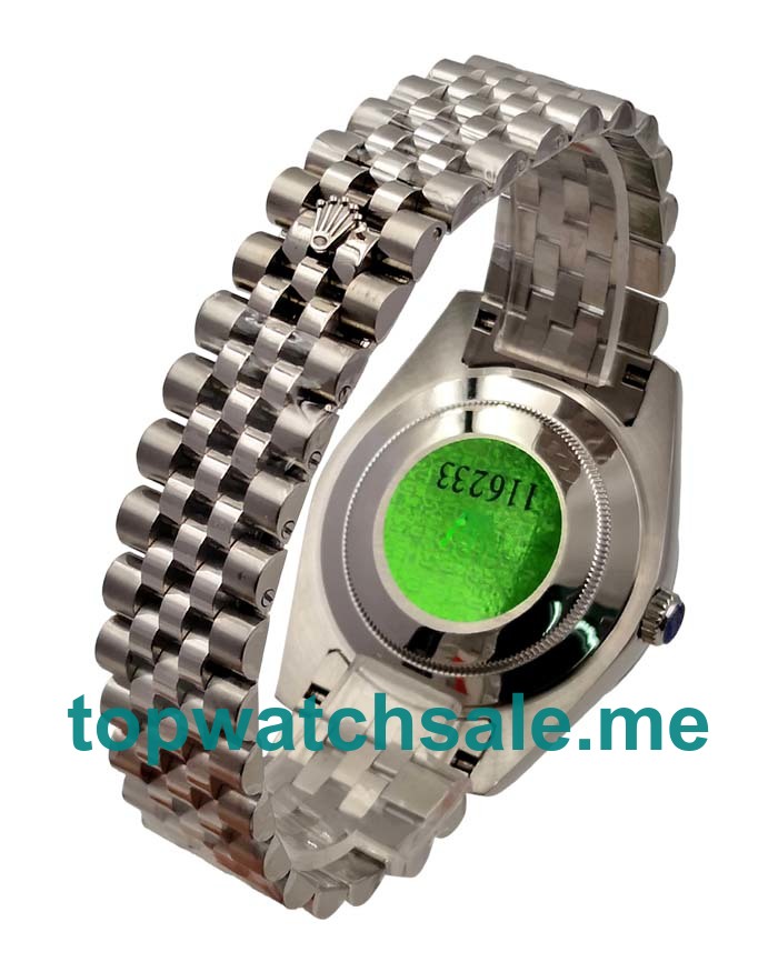 UK AAA Rolex Datejust 116234 41 MM Black Dials Men Replica Watches