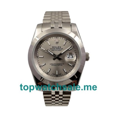 UK AAA Rolex Datejust 126300 39 MM Gray Dials Men Replica Watches