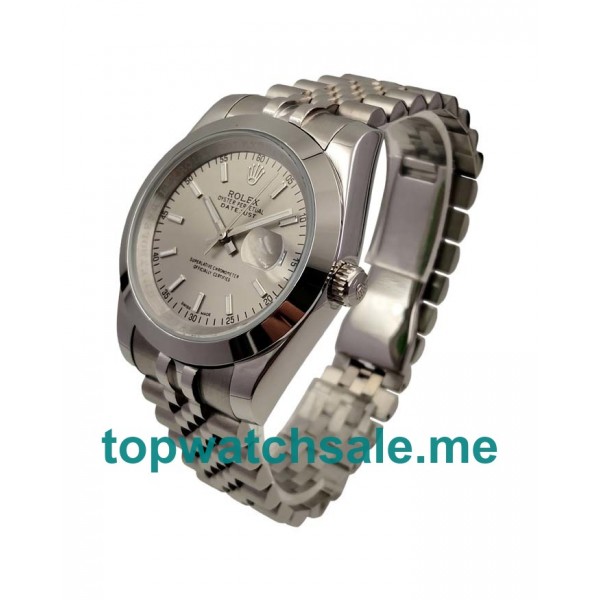 UK AAA Rolex Datejust 126300 39 MM Gray Dials Men Replica Watches