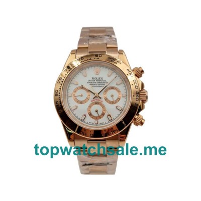 UK AAA Rolex Daytona 116505 40 MM Ivory Dials Men Replica Watches