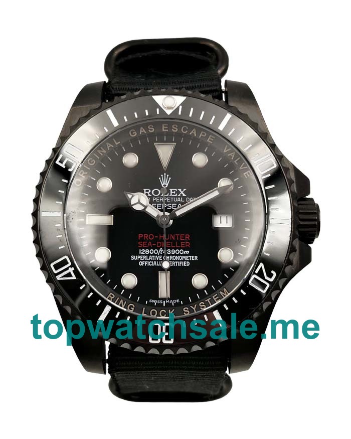 UK Swiss Made Rolex Sea-Dweller Deepsea 116660 44 MM Black Dials Men Replica Watches