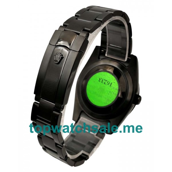UK AAA Rolex Milgauss 116400 GV 40 MM Black Dials Men Replica Watches