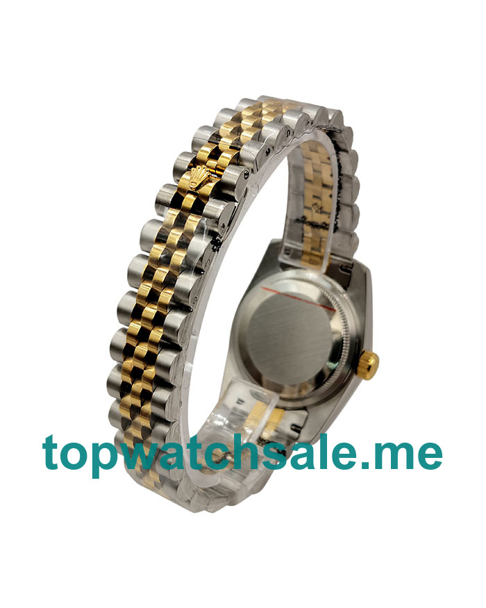 UK AAA Rolex Datejust 178383 31 MM Black Mother-Of-Pearl Dials Men Replica Watches