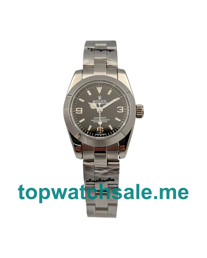 UK AAA Rolex Explorer 67180 26 MM Black Dials Men Replica Watches