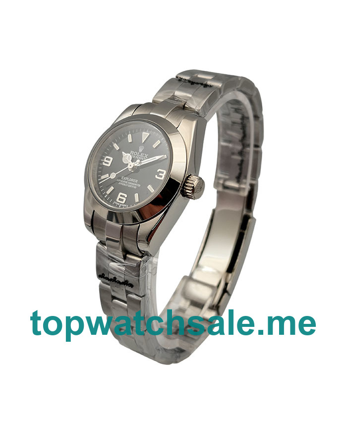 UK AAA Rolex Explorer 67180 26 MM Black Dials Men Replica Watches