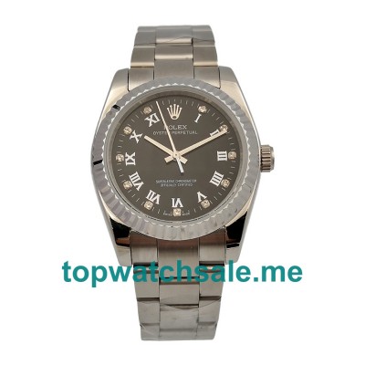 UK AAA Rolex Oyster Perpetual 114234 36 MM Black Dials Men Replica Watches